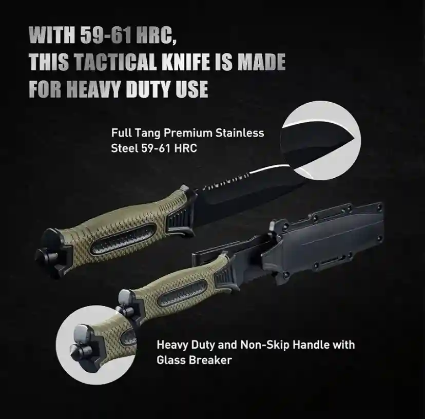 10" Blade Tactical Knife  - Image 3