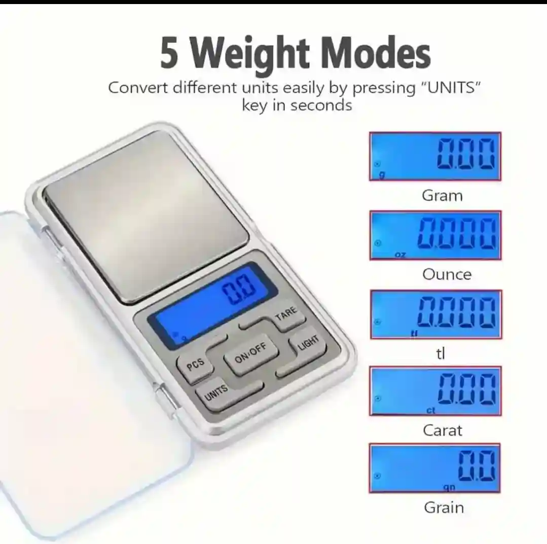 Pocket scale 0.01g - 200g jewellery scale - Image 3