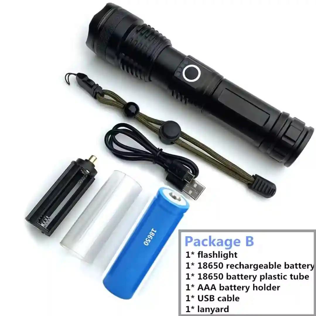 Multifunctional flashlight with zoom - Image 2