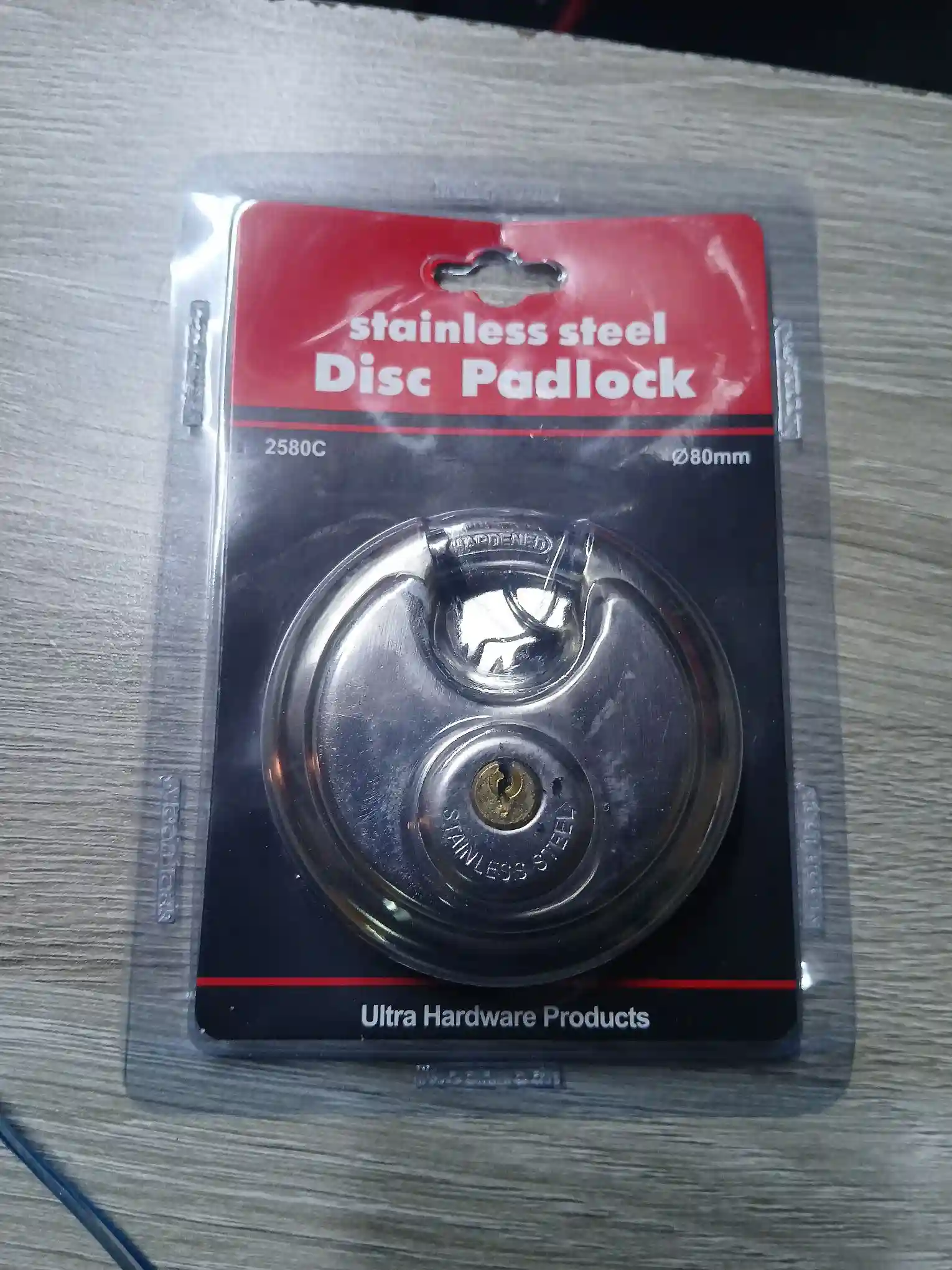 Disk padlock 80mm - Image 2