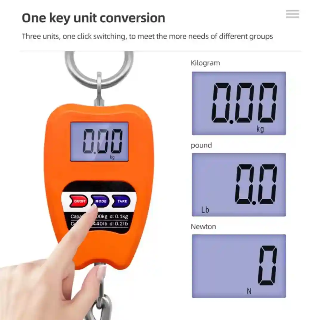 Digital mini crane scale 200kgs  - Image 2