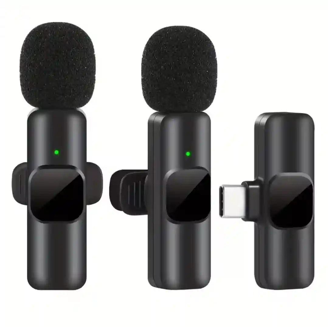 K9 Dual Wireless Microphone type C recording mic - Image 2