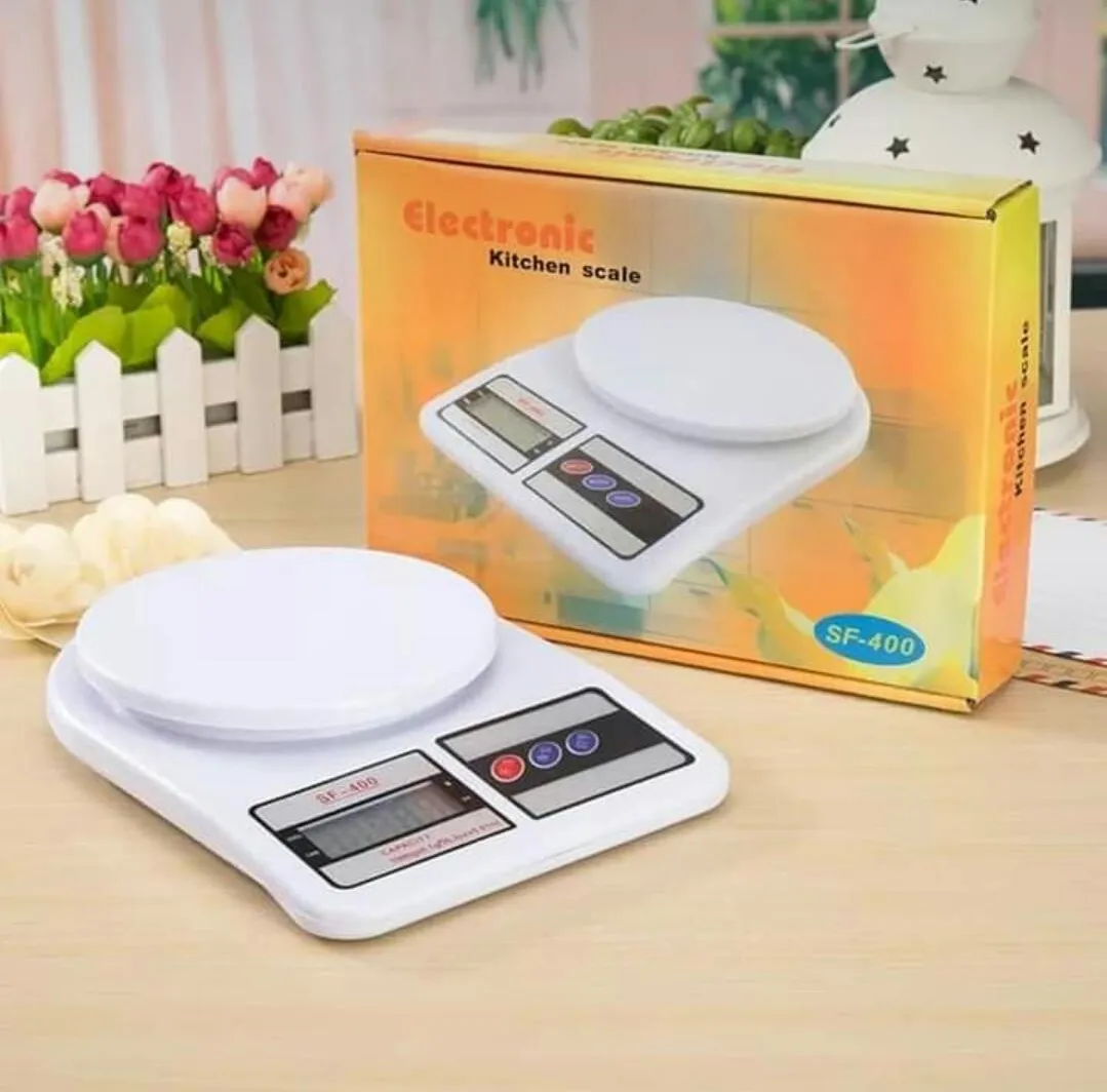 Sf-400 Kitchen scale digital home scale upto 10kgs + Free Batteries 