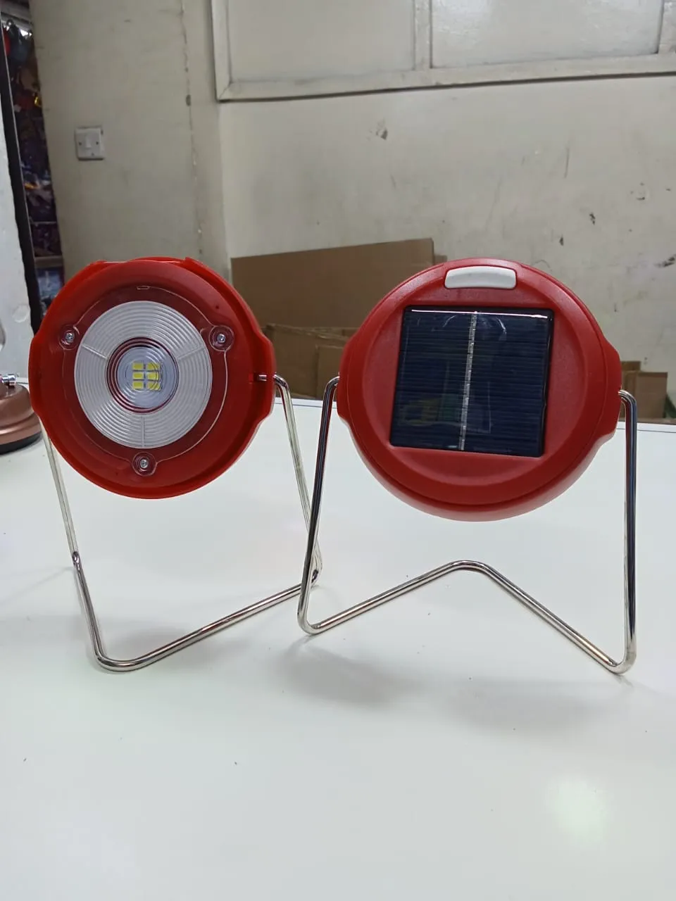 Solar Energy powered flashlight with stand