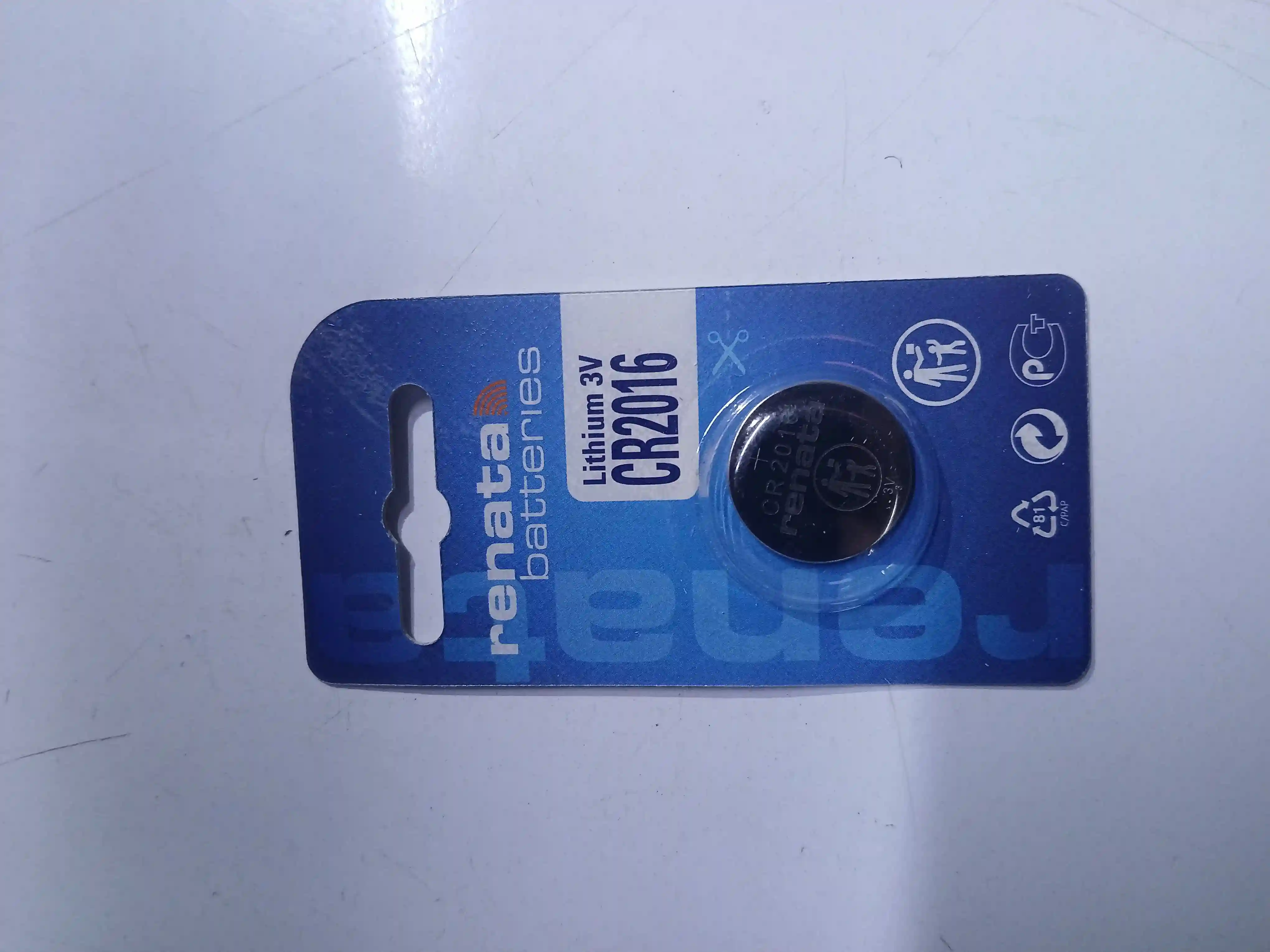 Renata CR2016 Lithium Battery (3V) - Image 2