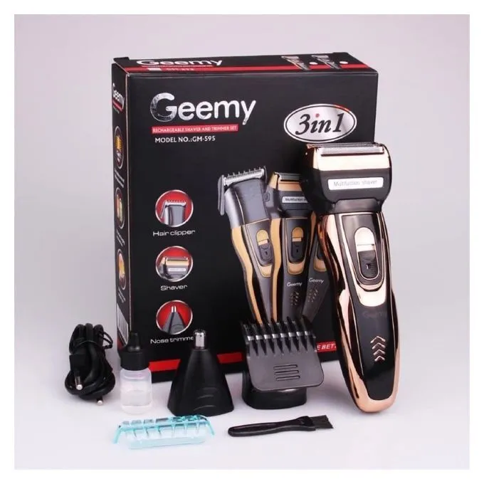 Geemy 3 in 1 Rechargeable Trimmer 