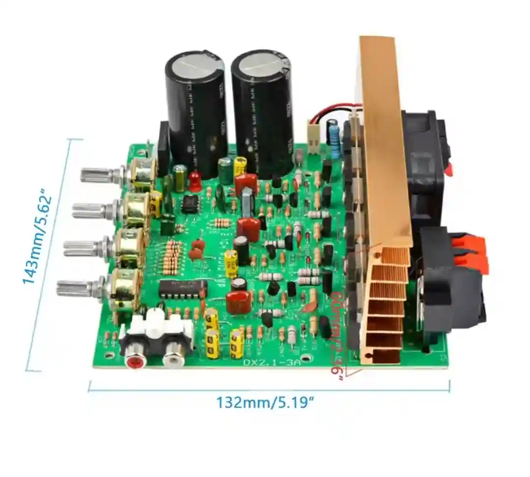 2.1Ch amplifier green board  - Image 2