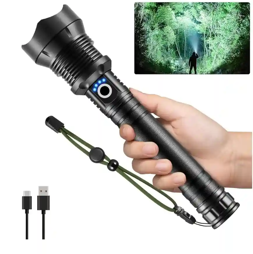 Power Style Rechargeable Torch - Image 2